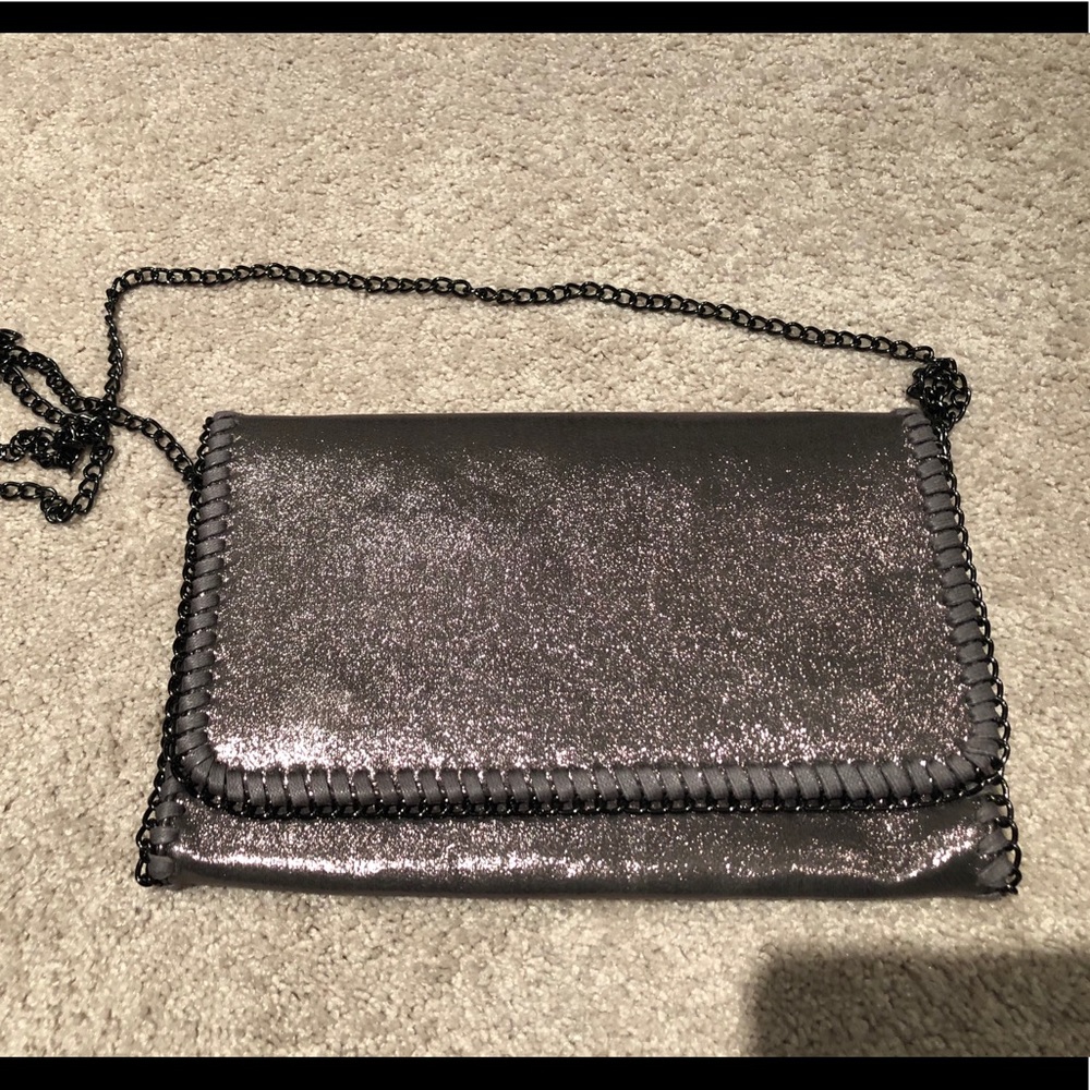 Nordstrom’s Metallic Clutch/Crossbody